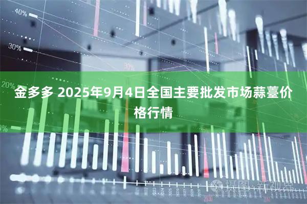 金多多 2025年9月4日全国主要批发市场蒜薹价格行情