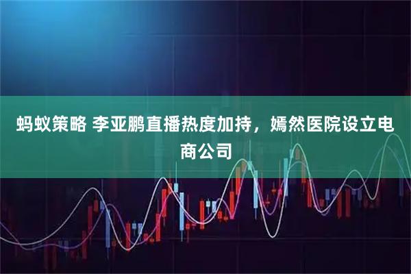 蚂蚁策略 李亚鹏直播热度加持，嫣然医院设立电商公司